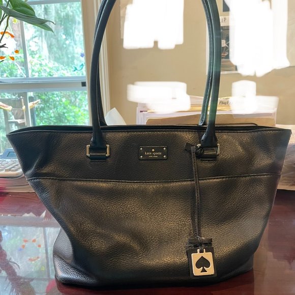 Kate Spade black leather large pocketbook - Picture 11 of 11